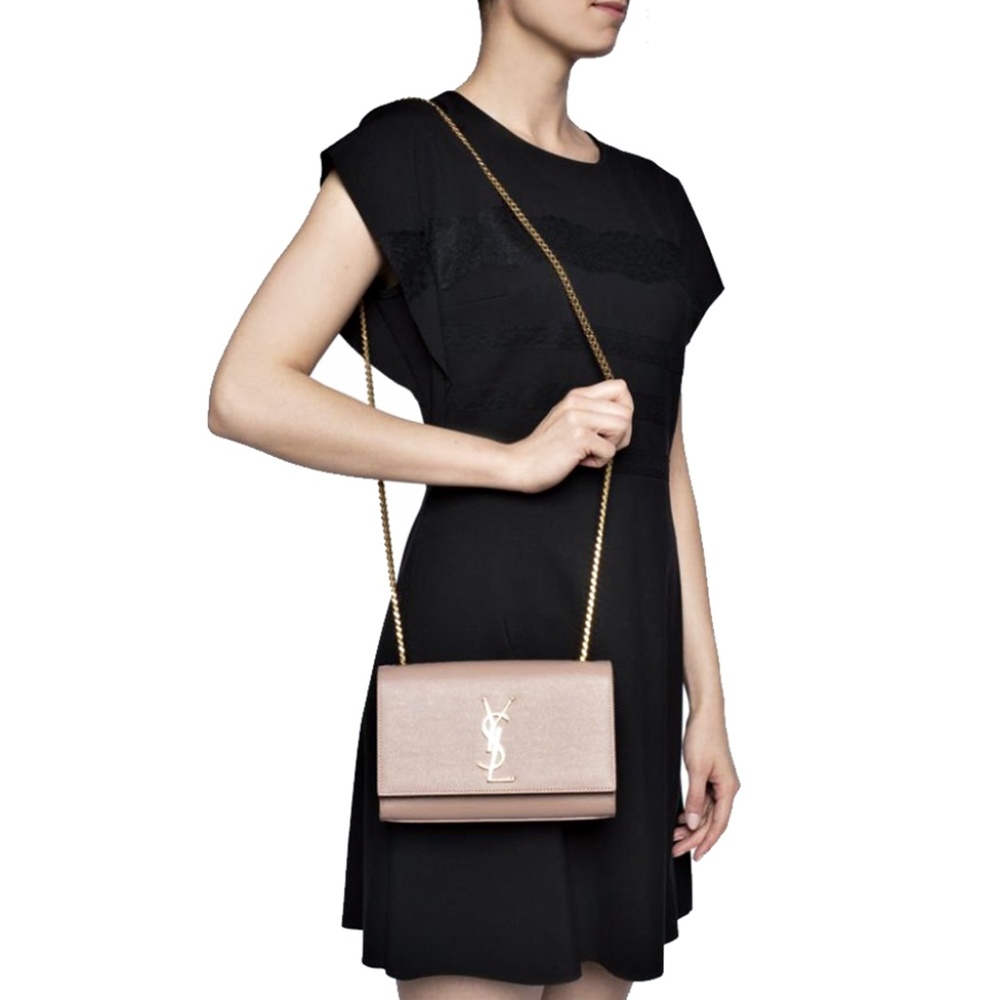 Saint Laurent Monogram Small Kate Leather Bag - Picture 8 of 8